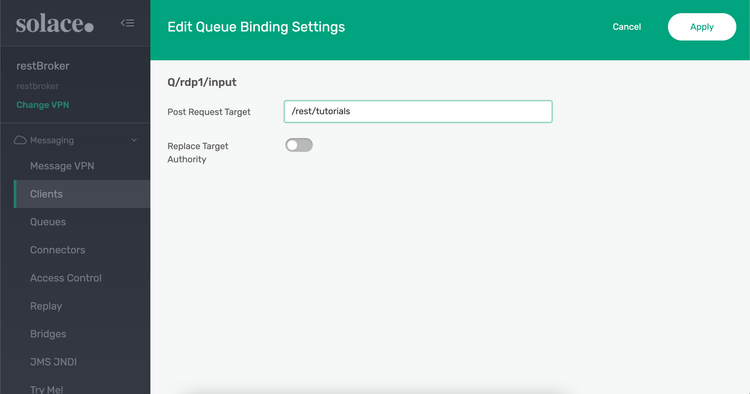 Create Queue Binding